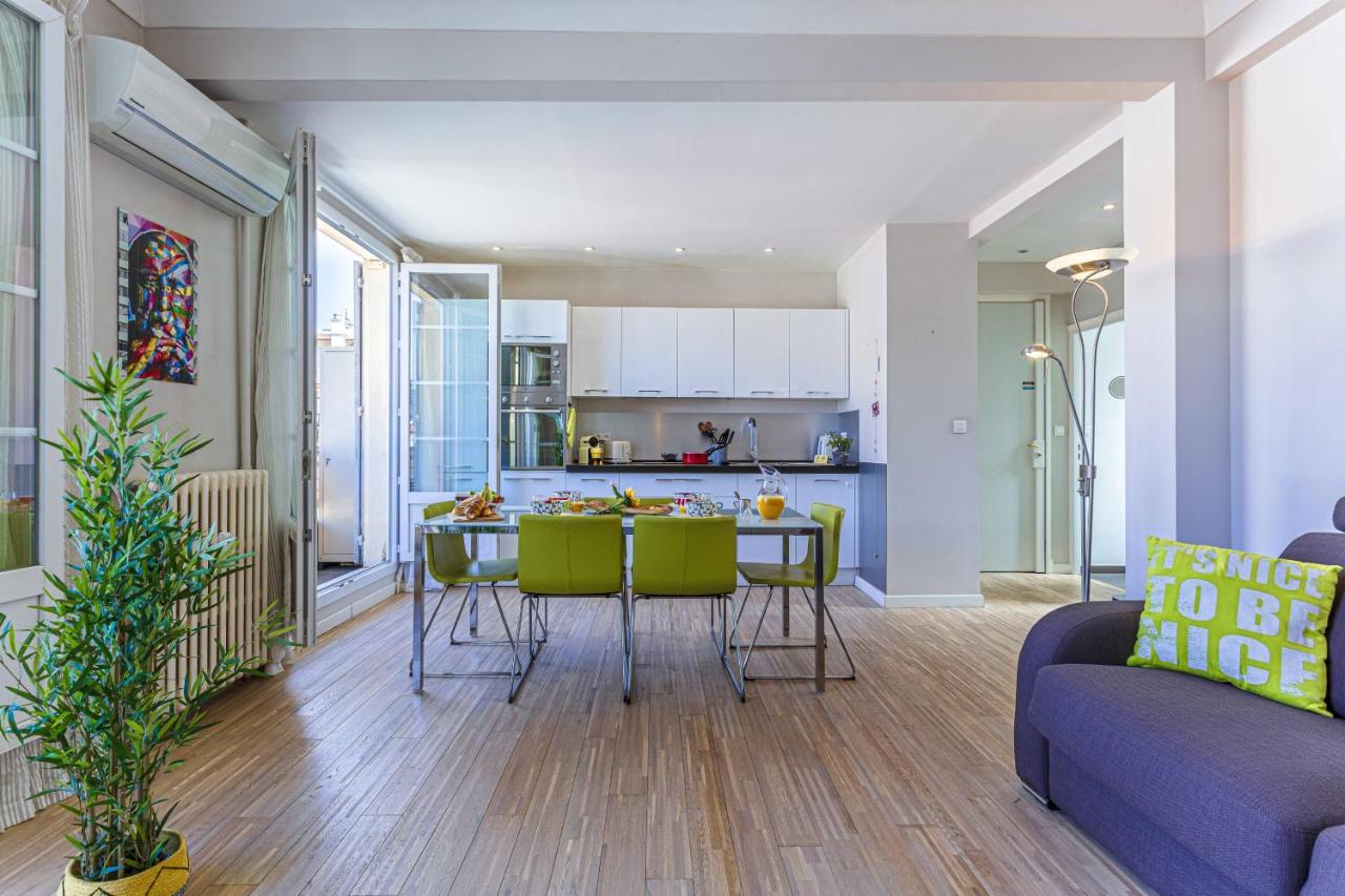 Berlioz 1 - City Center 2 Rooms - Last Floor Nizza Exterior foto